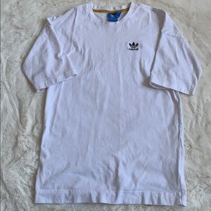 Adidas-Short Sleeved White T-Shirt